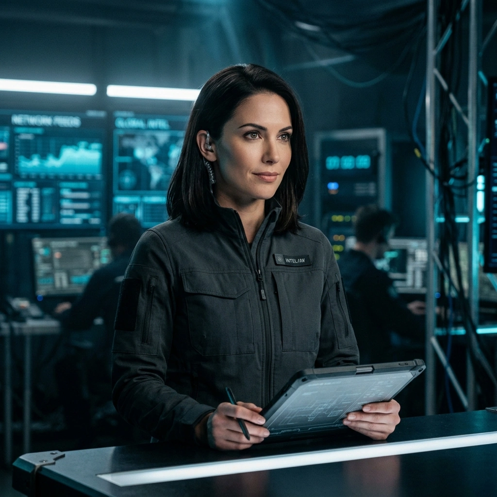 Ava Vance at Broadcast Desk